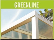 Auvent aluminium Greenline